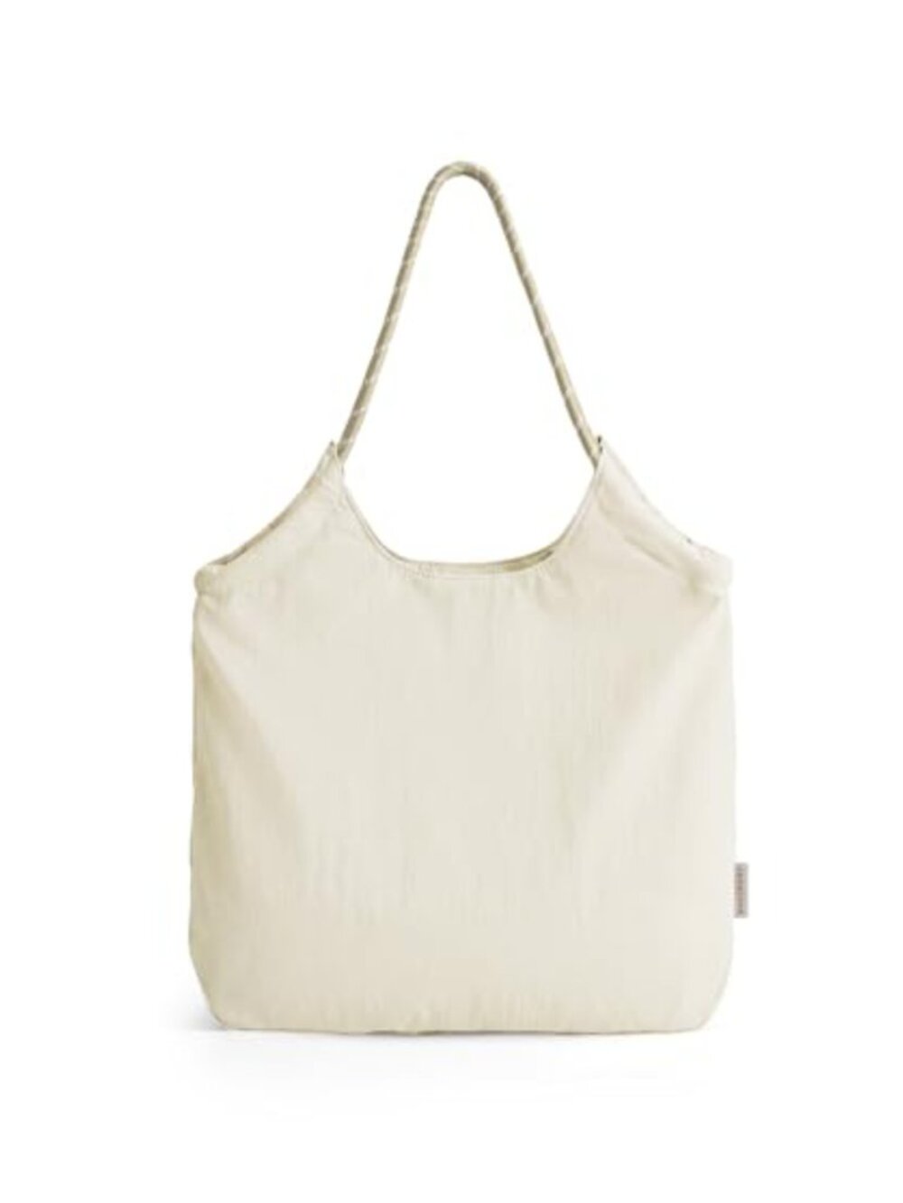 BAGSMART Polyester Tote Bag with Zipper Travel Gym Beach Shoulder Bag